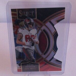 2023 Panini Select Premier #155 Payne Durham Black and Red Prizms Die Cuts